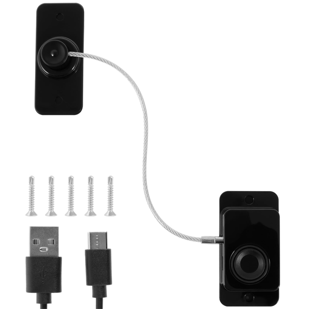 Fingerprint Fridge Lock, Refrigerator Safety Intelligent Cabinet Lock For Drawers, Dishwasher, Toilet And Exogio