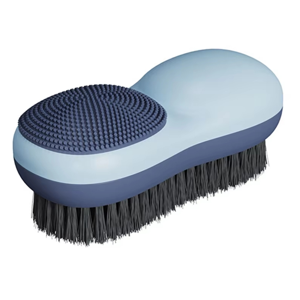 Exogio Blue Heavy Duty Nail Brush,Dual-Sided Fingernail Scrub Brush With Stiff Bristles For Effective Cleaning, Mechanical Scrubber