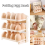 Egg Rack Folding Box Refrigerator Side Door Storage Kitchen Tray Multi-Layer Anti-Fall 4