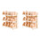Egg Rack Folding Box Refrigerator Side Door Storage Kitchen Tray Multi-Layer Anti-Fall 7