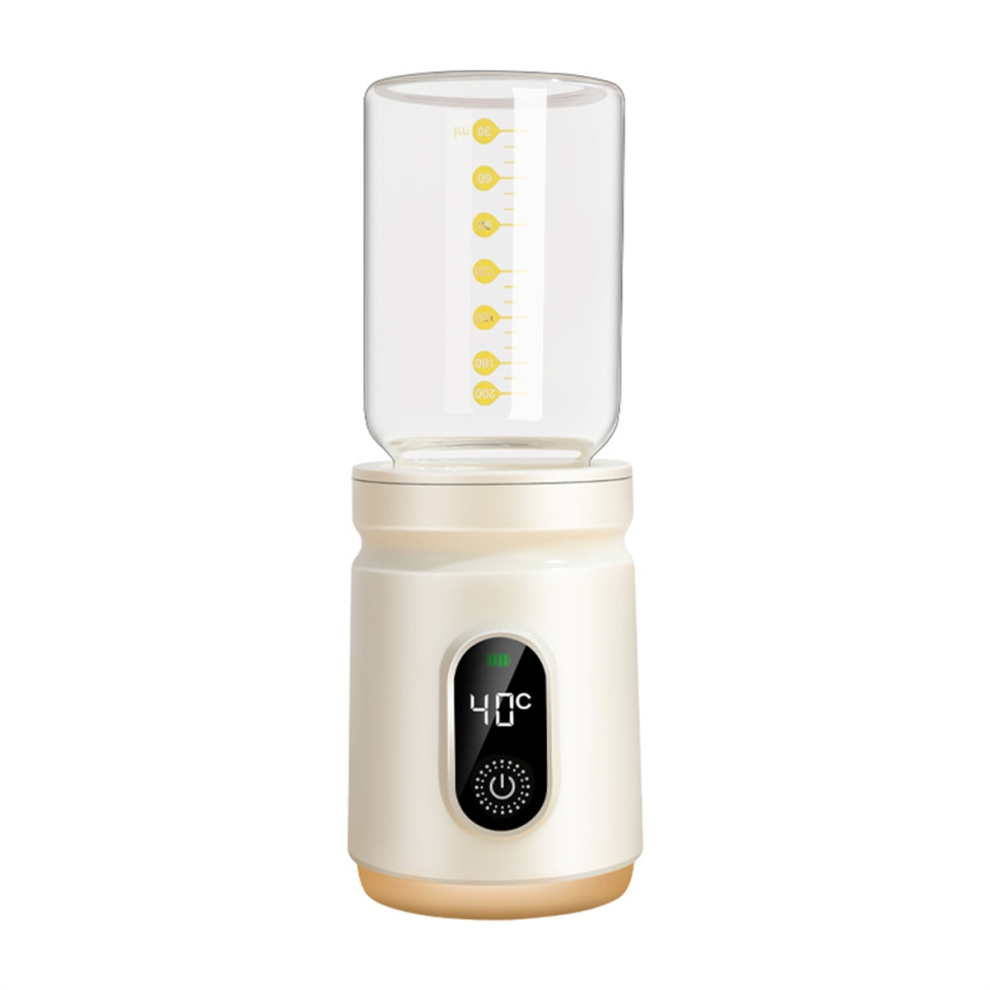 Exogio Portable 4500Mah Baby Bottle Warmer With Fast Heating, Leak-Proof Design, 4 Temp Settings,Safety Milk For