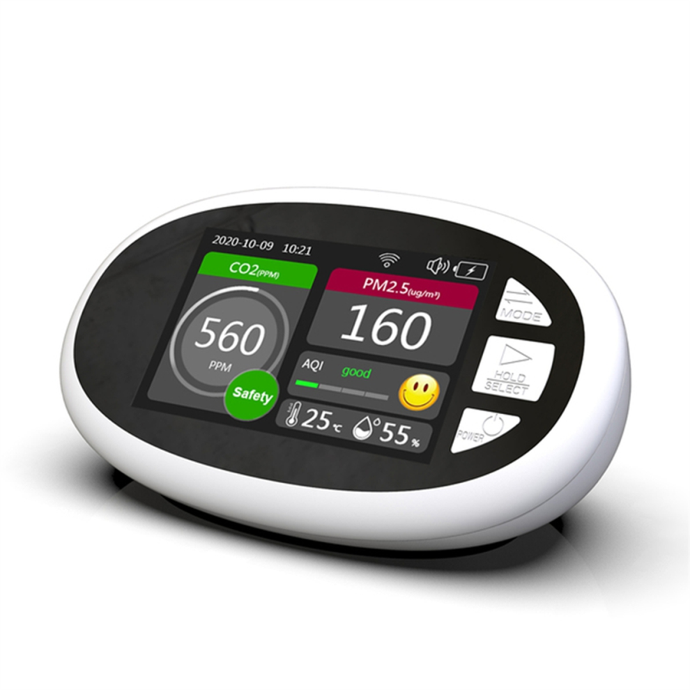 Exogio New Dm125c Wifi Desktop Co2 Quality Detector Lcd Display Temperature And Humidity Sensor Tester,Tuya Connection