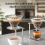 Foldable Coffee Drip Holder Pour over Dripper Stand Aluminum Espresso Machine Support Rack 5
