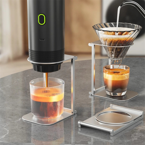 Foldable Coffee Drip Holder Pour over Dripper Stand Aluminum Espresso Machine Support Rack 1