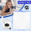 5 X 15Count Trash Bags for Automatic Cat Litter Box Self Cleaning,Replacement Liners Robot Box,Drawstring Waste 7