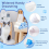 5 X 15Count Trash Bags for Automatic Cat Litter Box Self Cleaning,Replacement Liners Robot Box,Drawstring Waste 2