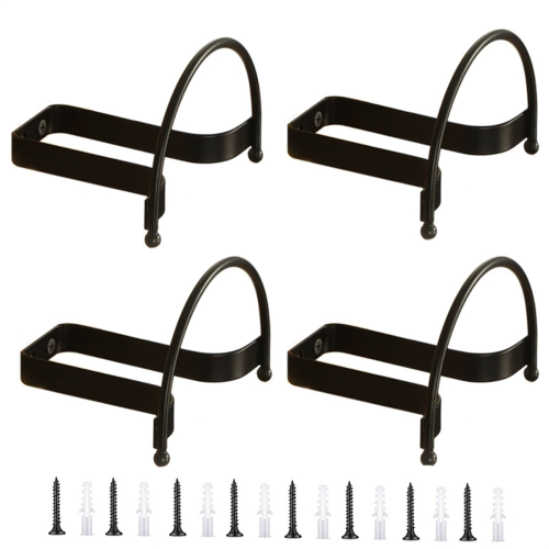 Cowboy Hat Rack Holder Hanger Wall Mount Black Hooks for Display(A Beautiful Gift)