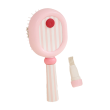 Pettine con cuscino d'aria per massaggio, speciale per capelli lunghi e ricci, rosa
