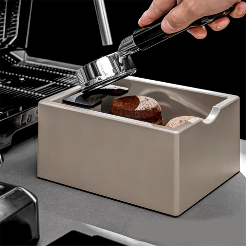 Anti-Rutsch-Espresso-Kaffeesatz-Abfallbehälter, Eimer, Klopf-Grün 1