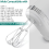 4Pcs Hand Mixer Attachments for , Stainless Steel Beaters Attachments, 4