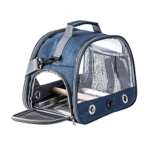 Zaino per trasporto uccelli per pappagalli con tracolla, portatile, per piccoli animali, da viaggio, all'esterno, gabbia A