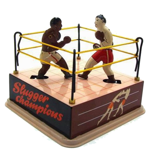 Clockwork Boxing Toy Nostalgic Themed Ring Decoration Retro Collectible