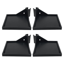 PCS Growzelt-Eckregal, 16 mm Zubehör, Grow-Regale zum Platzieren der Hygrometer-Kamera, Schwarz