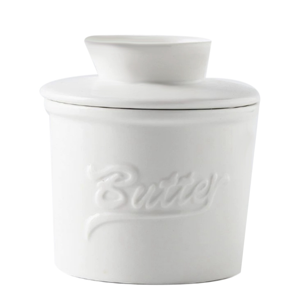 Butter Crock for Counter with Water, Keeper Spreadable Ceramic Dish Lid Countertop A-image-OPC-PJSDXMD-NEW