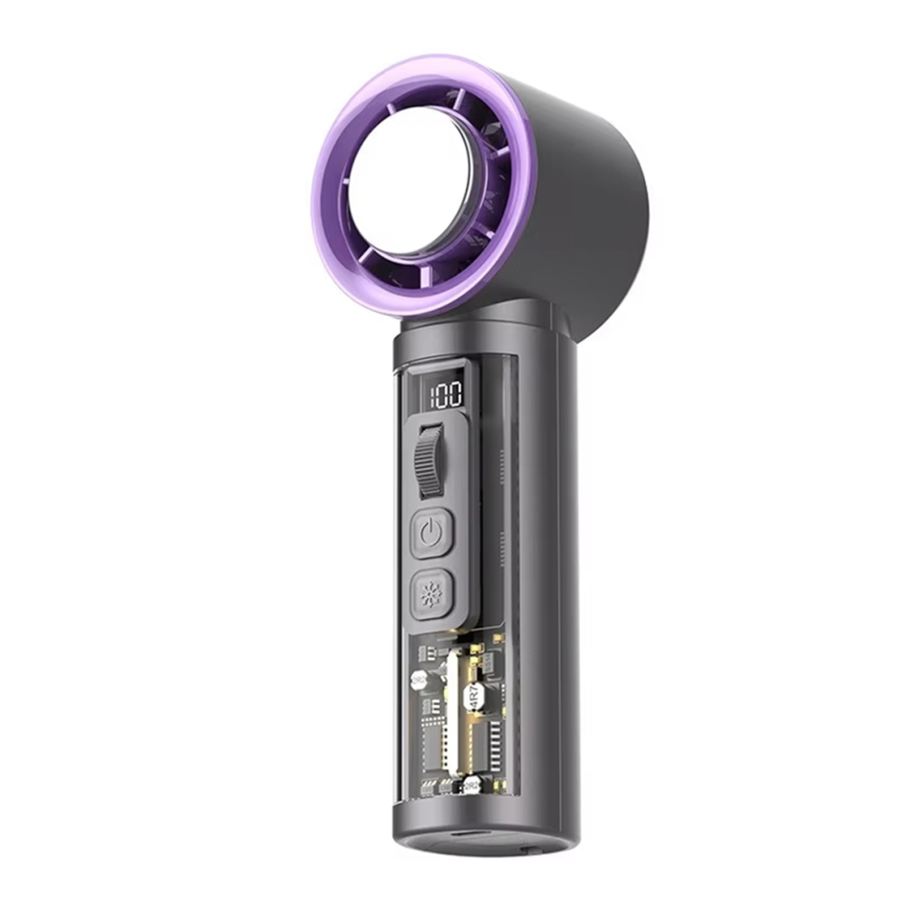 Handheld Semiconductor Refrigeration Fan, Rechargeable Portable Cooling Air Cooler For Outdoor Use A 4851992910046