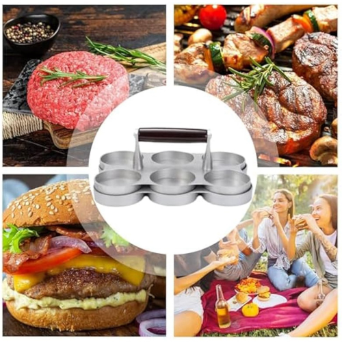 Meat Patty Maker-Hamburger Maker,Patty Mold ,Round ,Stuffed Burger for Making Patties 1