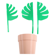 Mirror Wall Mount Monstera Bathroom Storage Rack Jewelry and Watch Holder Toothbrush