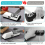 Kitchen Electric Knife Sharpener Multifunctional Automatic 4 Gears Accessories Orange 7
