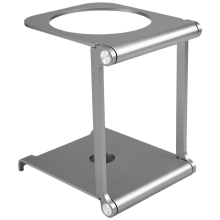 Faltbarer Kaffeetropfhalter, Aluminiumlegierung, Stützständer für manuellen Espresso, tragbar, für unterwegs, nach Hause, mit Werkzeug
