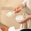 Rice Spoon Non-Stick Kitchen Tools with Wooden Handle Vertical Serving Spatula Suitable for Cooking B 6