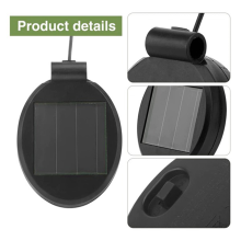4 pezzi di ricambio per pannello LED superiore per lanterna solare, luci di ricambio per esterni, fiori, giardino, patio