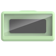 Waterproof Home Wall Mounted Phone Holder Box for Smartphone Touch Screen Shower Sealed Storage Green
