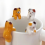 Cute Animal Spoon Hanging Coffee Dessert Ceramic Cartoon Cat Kitchen Tools E 4