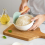 Rice Spoon Non-Stick Kitchen Tools with Wooden Handle Vertical Serving Spatula Suitable for Cooking A 4