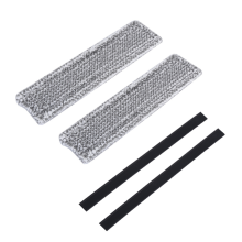 Chiffon de nettoyage pour aspirateur de vitres WV2 WV5, pièces de rechange, chiffons de nettoyage, bande en caoutchouc, lingette grise