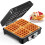 4- , 1600W Nonstick Iron, Compact Square Design, Double-Sided Heating with Indicator Lights EU Plug 7