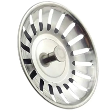 Kitchen Sink Strainer Drain Plug for Basin Stainless Steel Waste Filter Anti-Clogging Floor