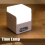 Tri-Color LED Time Cube Night Light - USB Charging, Fun & Simple Design, Multifunctional Electronic Clock 4