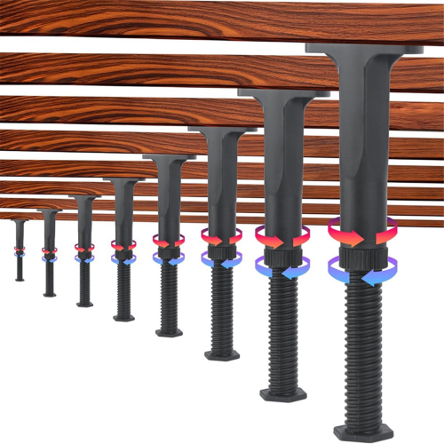 8 Pcs Adjustable Bed Support Legs 5.9 to 11 Inches Frame for Slats Replacement 1