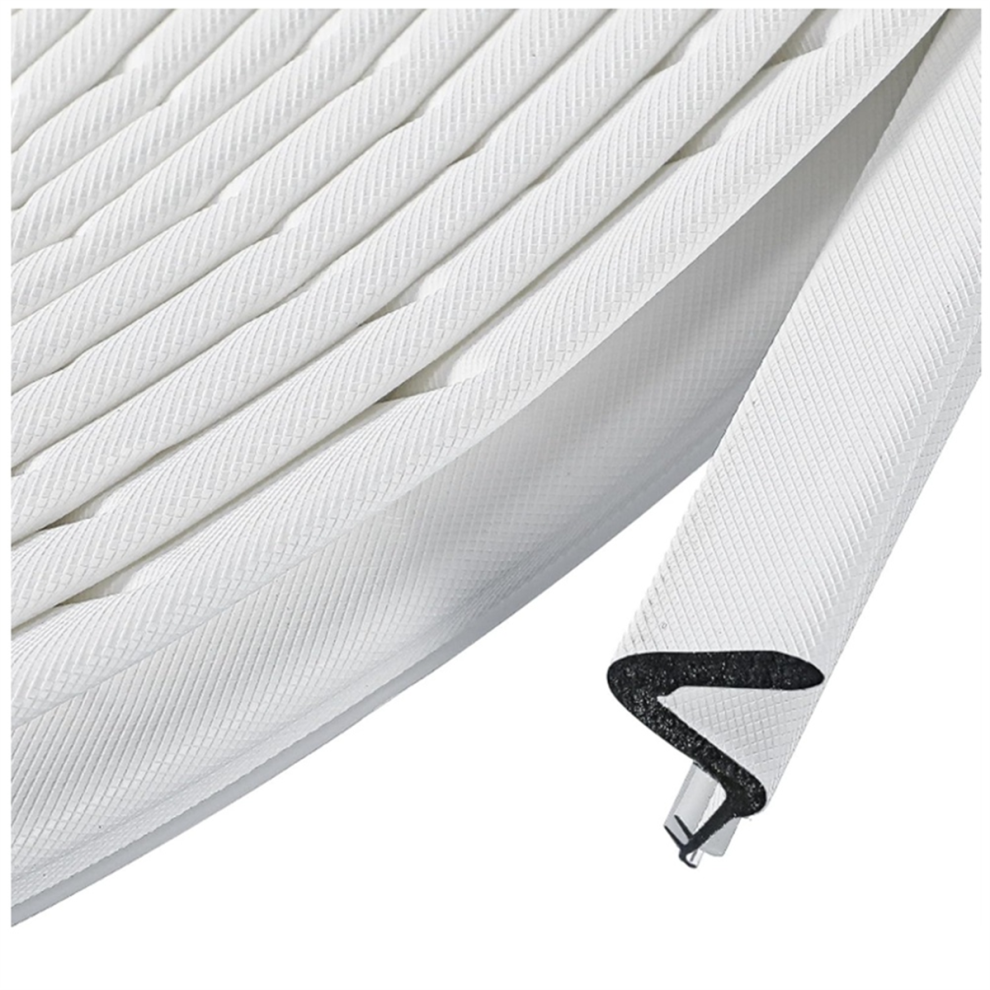 Door Stripping Seal Window Kerf Soundproof Strip V-Shaped Foam Weather For Card Slot Large Space 60 Feet White 4851366147764