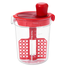 Manueller Salatdressing-Mixer mit Eiertrenner – Multifunktions-Küchengerät für Dressings, Saucen und Öle B