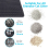 Tapis de litière pour chat imperméable double couche EVA pliable pour chats 4