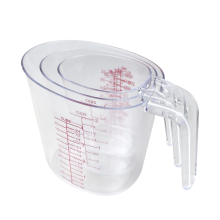 Tasses à mesurer pour la pâtisserie - Gobelet en plastique gradué de 50/500/1 000 ml, ustensiles de cuisine pour liquides