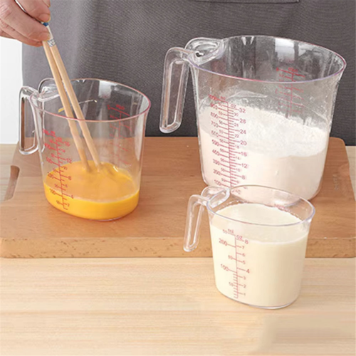 Measuring Cups for Baking - 50/500/1000ml Plastic Beaker with Scale, Kitchen Tools Liquids 1