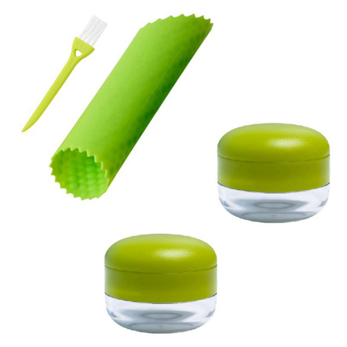 Garlic Peeler Skin Remover Keeper, Easy to Roller Set Kitchen Tool