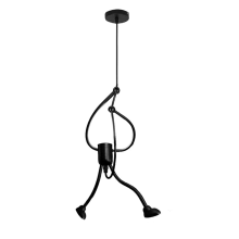 Lampadario moderno in ferro battuto vintage, lampada da soffitto a LED, decorazione per la camera da letto dei bambini, E27
