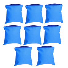 8 Pcs Zippered Silver Storage Bags Anti Tarnish Pouches Keeper Jewelry Protector