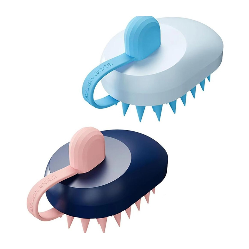 Exogio Unisex Scalp Massager Brush Ergonomic Hair Shampoo Washing Supplies Multipurpose Massaging Comb For Home A