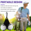 Golfballhalter mit Clip-Tee für Bag-Golfer 5
