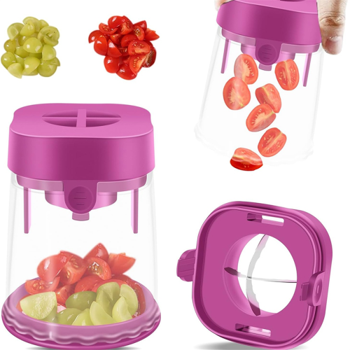 Cherry Tomato Fruit Cutter Strawberry Dicer and Grape -Type Slicer 1