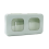 Wall-Mounted Plastic Wrap Storage Box with Soft Rubber Top, Transparent Grid Design for Easy Visibility and Access B 1