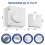Retractable Clothesline ,14Ft Heavy Duty Clothes Drying Laundry Line, Wall Mounted White 5