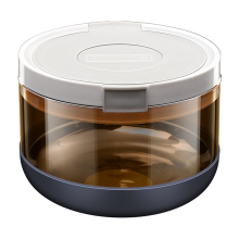 Bidons de lait en poudre en verre borosilicaté, réservoirs de stockage portables étanches à l'humidité
