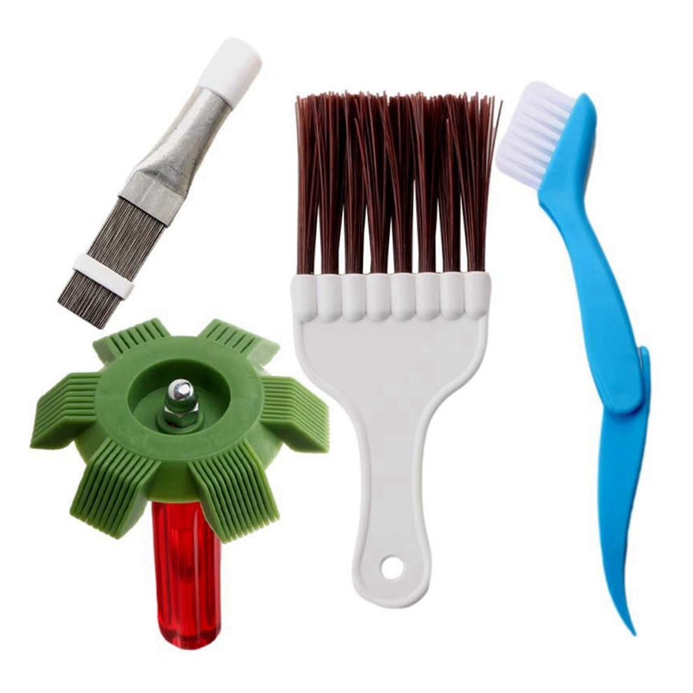 4-Piece Condenser Cleaning Brush Set, Suitable For Dryers, Air Conditioners And Refrigerators. 4851366163078