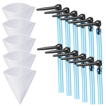 Ensemble de robinets pour érable à sirop comprenant 12 robinets et un filtre