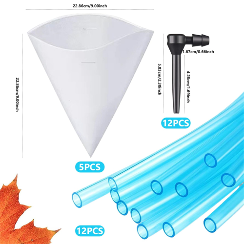 Tree Taps for Syrup Maple Tapping Kit Set Includes 12Pcs Taps, Filter 2